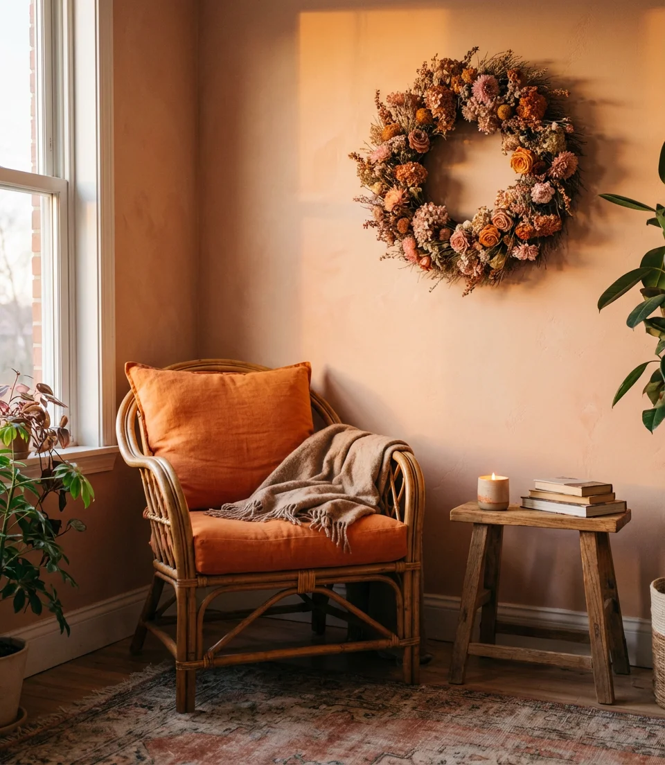 Pink and Orange Sunset Bedroom 2