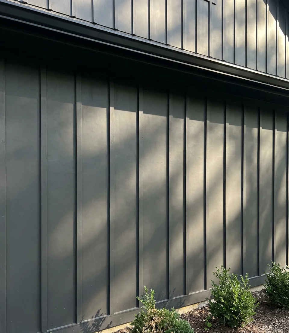 Sherwin-Williams Iron Ore on Board and Batten 2