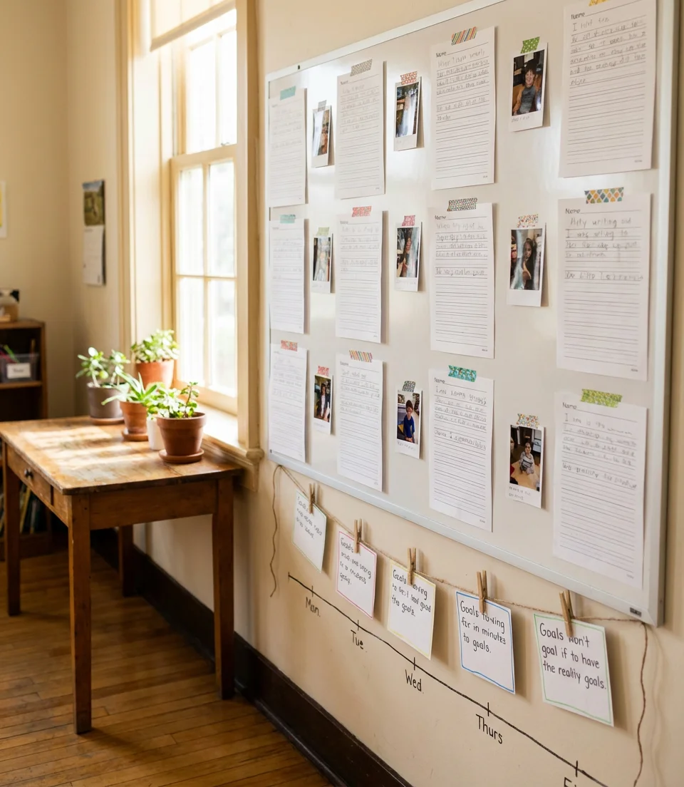 Simple DIY Inspiration Wall for Student Achievement 1