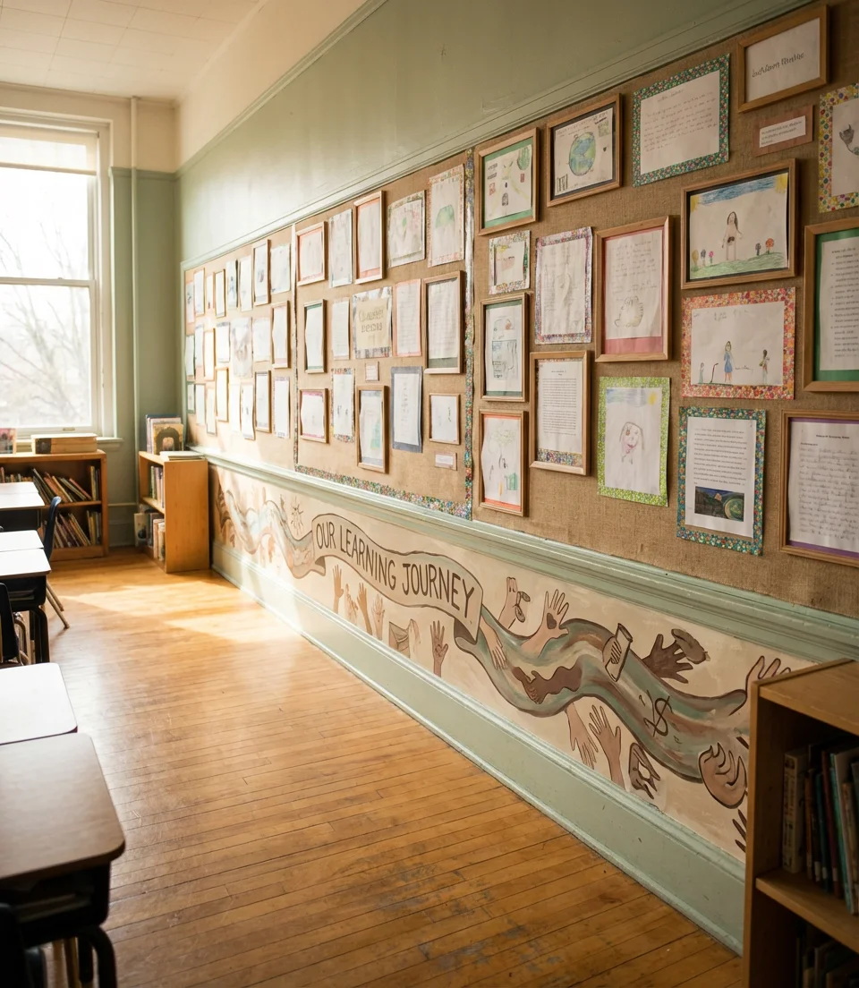 Simple DIY Inspiration Wall for Student Achievement 2