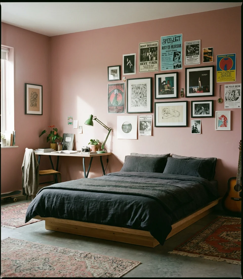 Teen Girl Pink Bedroom with Edge 1