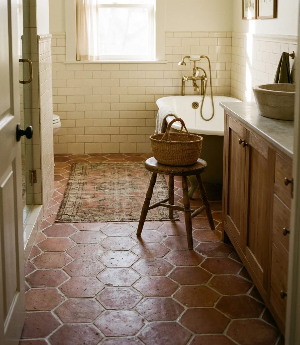 Terracotta and Cream Tile Combo 1