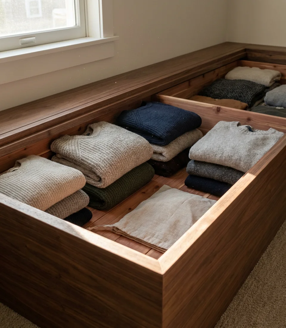 Under-Bed Storage with Lift-Up Platform Frames 2