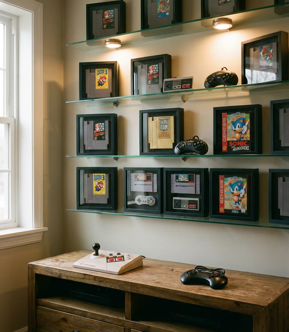 Vintage Game Room with Retro Collectibles 2