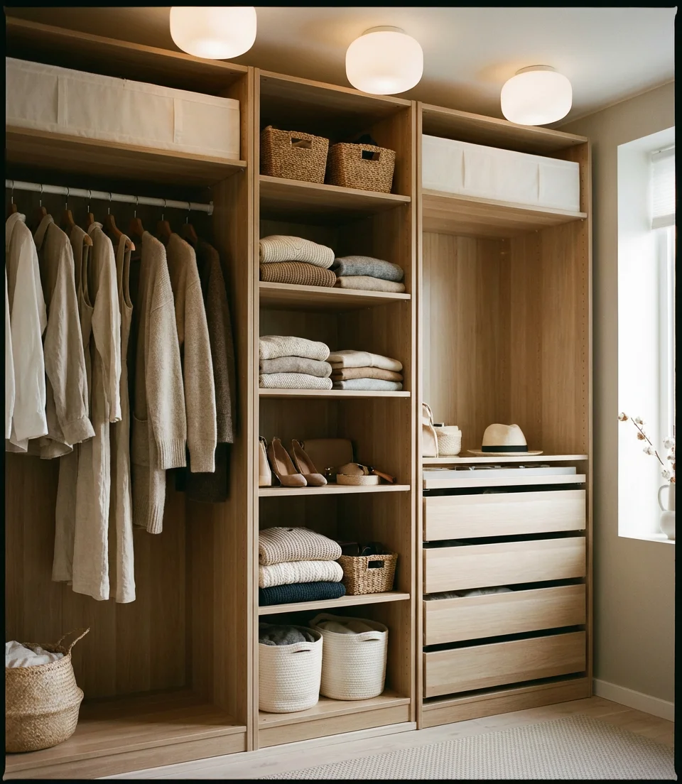 Wardrobe Wall with Floor-to-Ceiling Panels 2