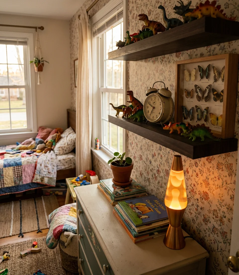 Weird and Wonderful Maximalist Kids Room 1