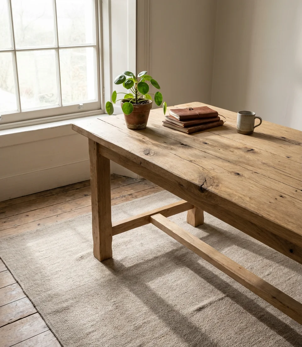 Wooden Desk With Natural Warmth 2