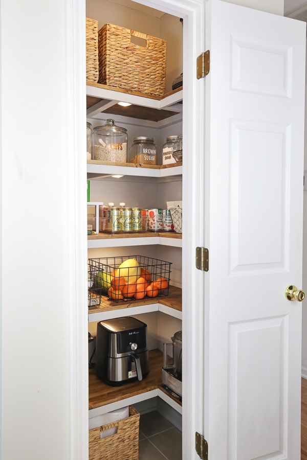 Corner Pantry Organization Makeover - Angela Marie Made