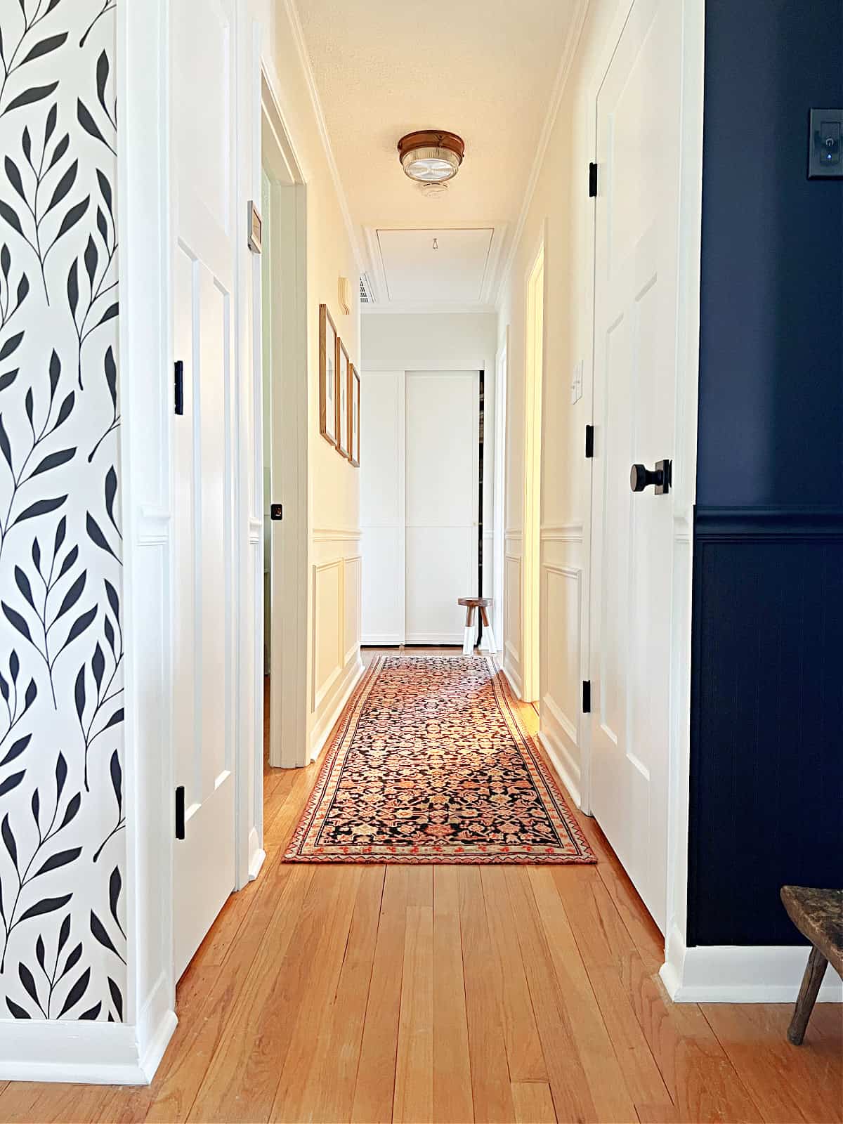 Decorating a Dark, Narrow Hallway · Chatfield Court