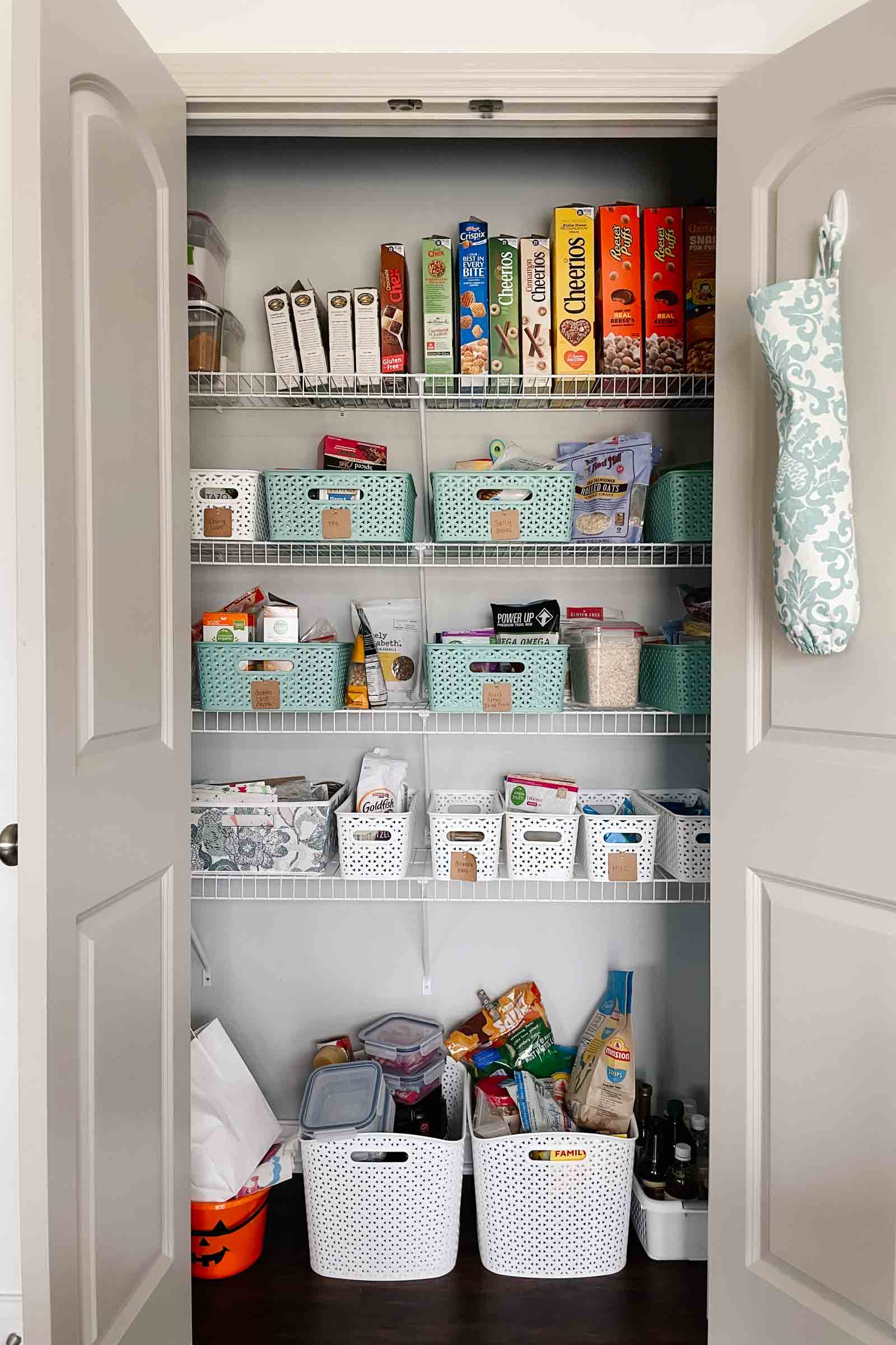 DIY Pantry Makeover: Small Pantry Remodel on a Budget - Caitlin Marie Design