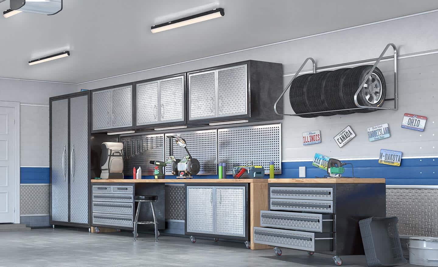How to Choose the Best Lighting for Your Garage Workshop - The Home Depot
