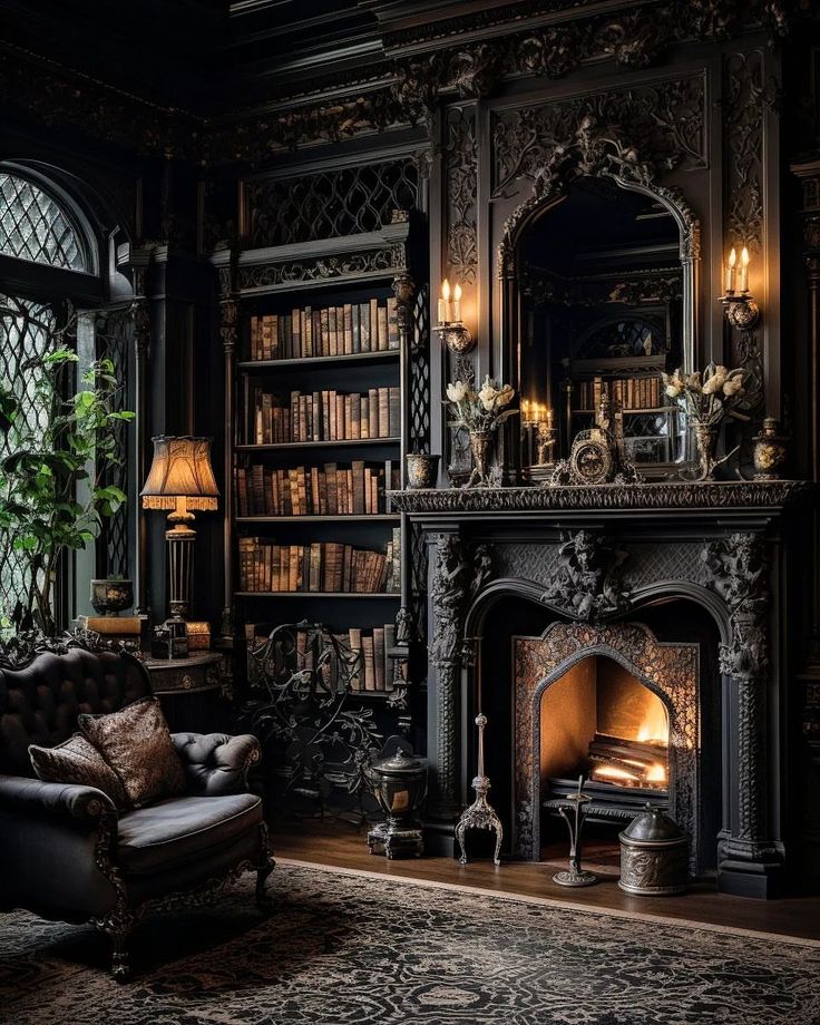 How to Design Your Home with Dark Academia Aesthetics | Haus of Blaylock