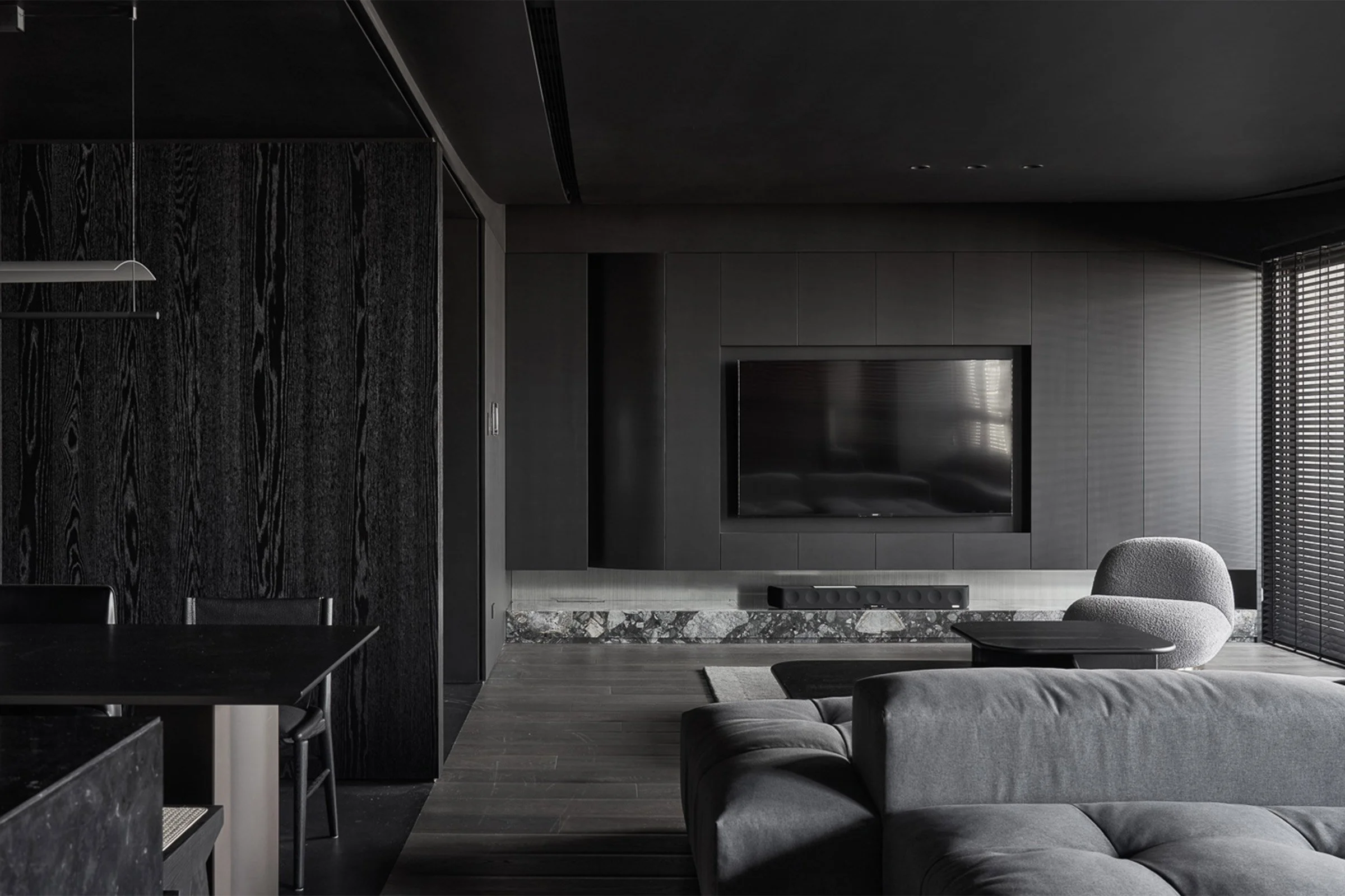 Interior Design — All Black Apartment — Modern Chic Apartment in Tainan, Taiwan — Design Anthology