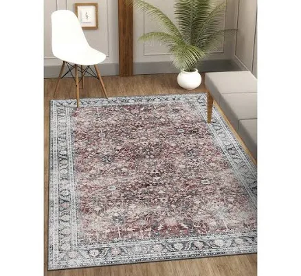 Ornate Home Rain Persian Red Distress...