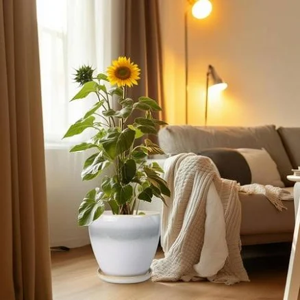 Ceramic Planter - 10 Inch Plant Pot w...