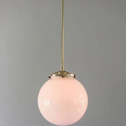 Brass Pendant Lighting Fixture, 8