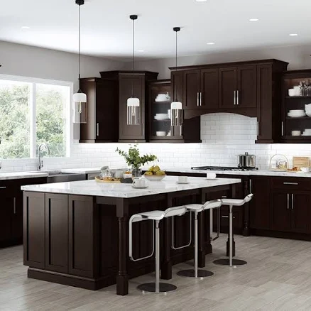 Camden Espresso Shaker RTA Kitchen Ca...