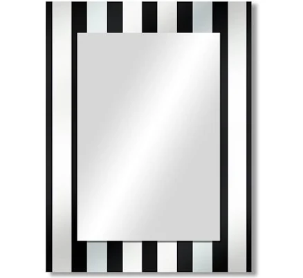Karpinski Black And White striped Lin...