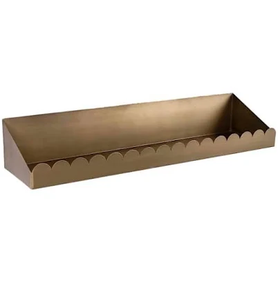 Honeybloom Scalloped Wall Shelf