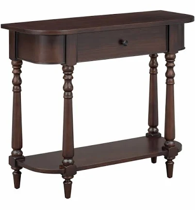 Alcott Hill Retro Corner-Curved Conso...