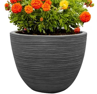 Grosfillex Round Indoor/Outdoor Plant...