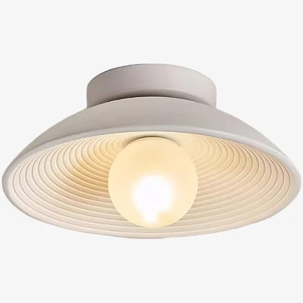 Ovalune Sculptural Modern Flush Mount...