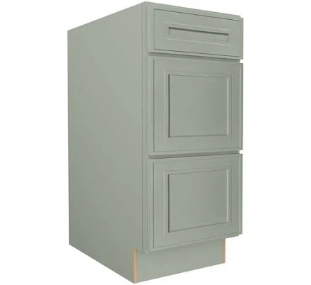 Craftsman Lily Green Shaker Vanity Dr...