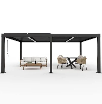 Garvee 10' x 12' Louvered Outdoor Per...