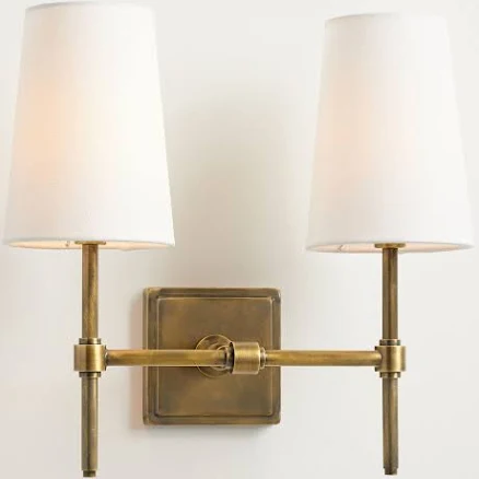 Pottery Barn Pearson Double Shade Sconce