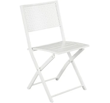 Providence Patio Folding Chair, White...