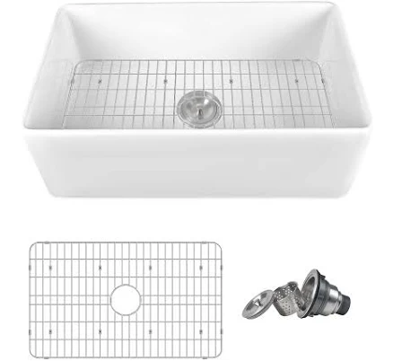 DeerValley Fireclay Rectangular Singl...