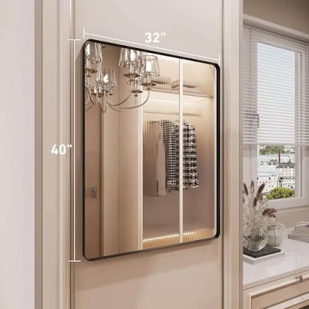 Rectangle Aluminum Framed Wall Mounte...