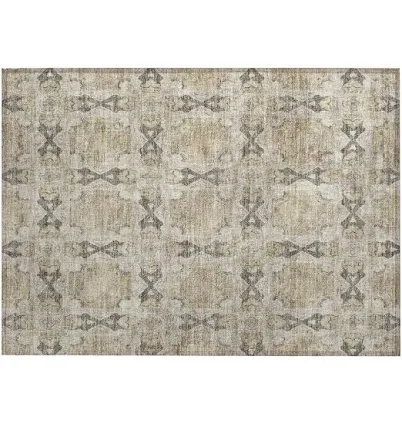 Homeroots 2 x 3 Floral Outdoor Area Rug