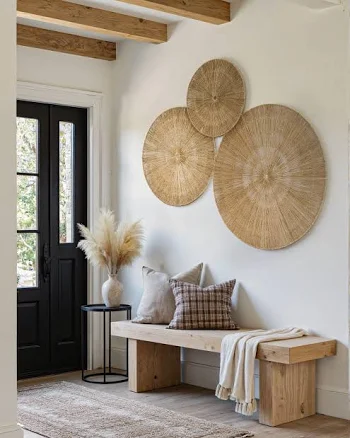 Artera Home Sunburst Round Seagrass W...