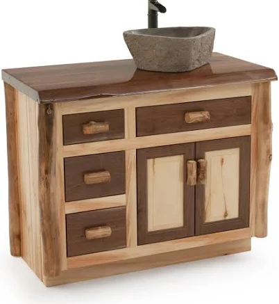 Log Furniture Place Aspen Vanity