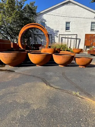 Corten Steel Bowls for Planter/Firepi...