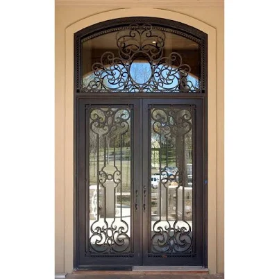 GID Custom Double Iron Front Door ED174