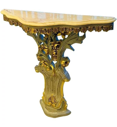 Vintage Rococo Style Marble Topped Gr...