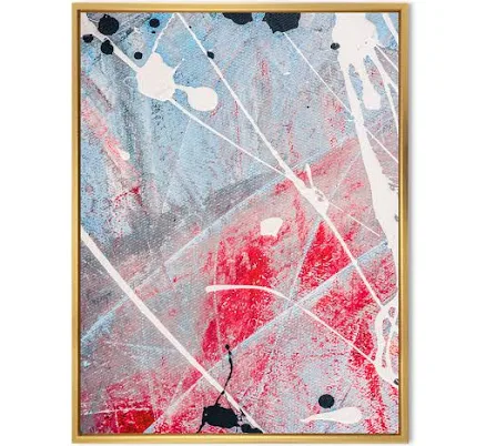 Wrought Studio Light Blue and Gold Ab...