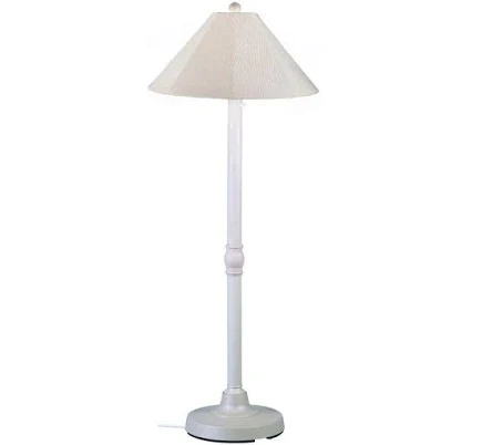 San Juan 60 in. Outdoor White Floor Lamp