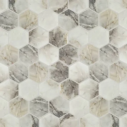 Elida Ceramica Stoneridge Hex White G...