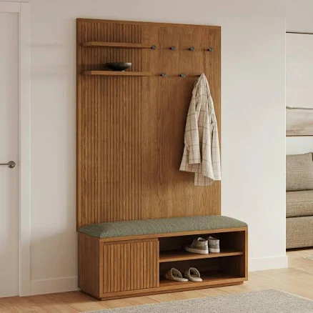 Article Oak Entryway Storage Solution...