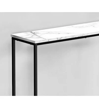 Modern White Marble Look Laminate Con...