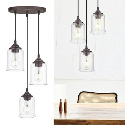 3-Light Cluster Pendant Light