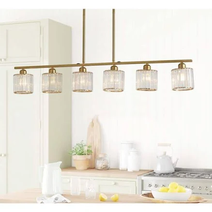 Aiwen Mordern 6-Light Gold Kitchen Is...