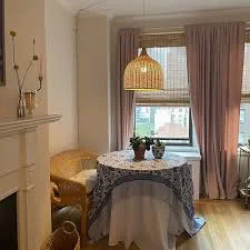 Bell-Shaped Rattan Pendant Light – Na...