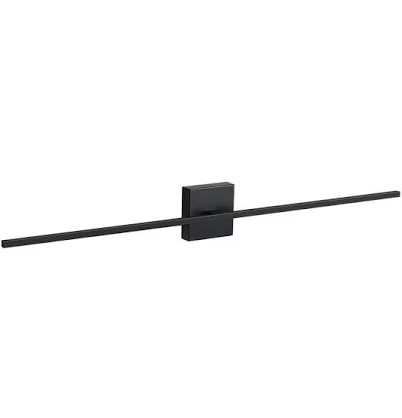 KAISITE 39 in. 1-Light Black LED Vani...