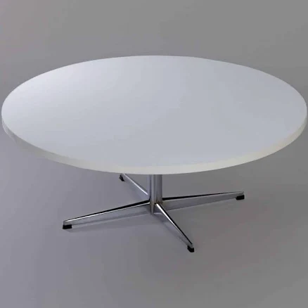 Round Coffee Table with Star Base by ...