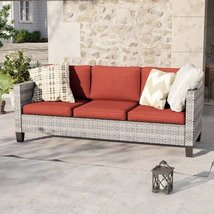 LIVOOSUN 3-Seater Outdoor Patio Couch...