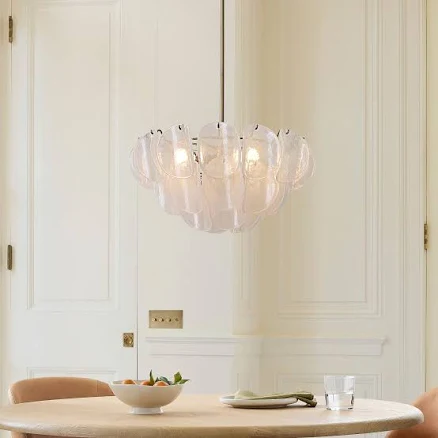 West Elm Ricci Tiered Glass Chandelier